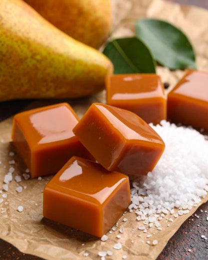 SALTED CARAMEL - Luksusowa świeca zapachowa By Velcheva