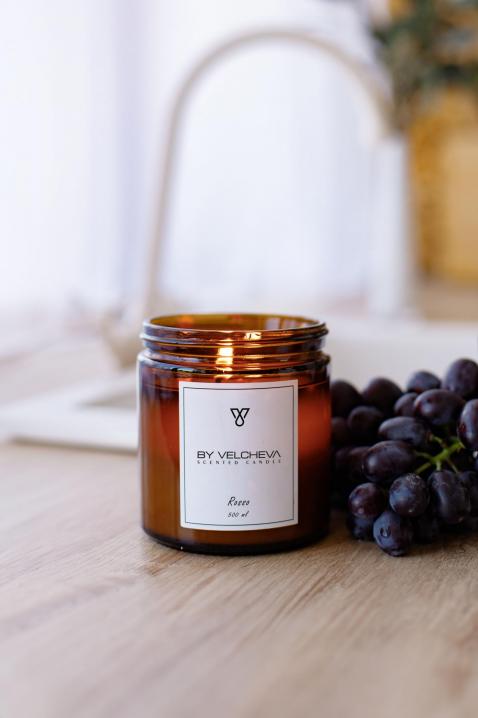 ROSSO - Luksusowa świeca zapachowa By Velcheva